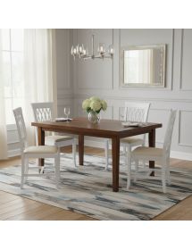 Sedia legno shabby bianco imbottita beige 44x46x96