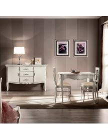 Soggiorno Provenzale Legno bianco consumato shabby
