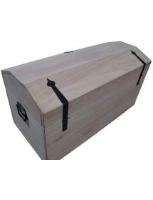 MOBILI 2G - CASSAPANCA IN LEGNO GREZZA L.98 P.47 H.54