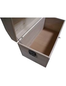 MOBILI 2G - CASSAPANCA IN LEGNO GREZZA L.98 P.47 H.54