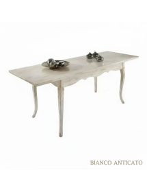 Tavolo allungabile classico legno inciso vari colori 160X85x79