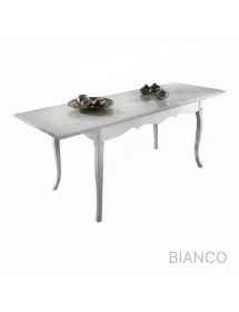 Tavolo allungabile classico legno inciso vari colori 160X85x79