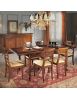 Sedia classica legno seduta imbottita vari colori 45x52x94