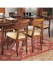Sedia classica legno seduta imbottita vari colori 45x52x94