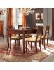 Sedia classica legno seduta imbottita vari colori 45x52x94