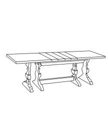 MOBILI 2G - TAVOLO ALLUNGABILE  RIQUADRATO IN LEGNO L.160 P.85 H.78