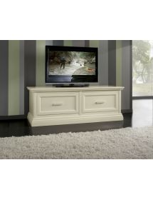 PARETE ATTREZZATA PORTA TV IN LEGNO LACCATO VARI COLORI L.128