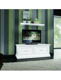 PARETE ATTREZZATA PORTA TV IN LEGNO LACCATO VARI COLORI L.128