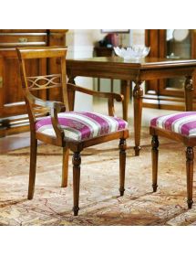 Studio classico completo in legno tinta noce
