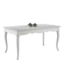Tavolo allungabile classico legno inciso vari colori 160X85x79