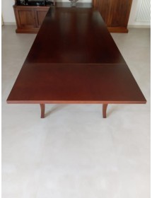 Set tavolo rettangolare 120x80 130x85 140x80 160x85 allungabile con 4/6 sedie legno seduta legno