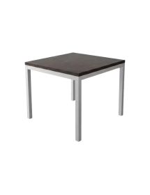 MOBILI 2G - TAVOLO A LIBRO 90X90  PIANO NOBILITATO FINITURA MARMO (APERTO 180X90H.75)