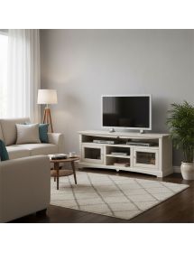 MOBILE PORTA TV GOCCIA 170*46*69H, LEGNO, COLORE BIANCO ANTICATO