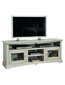 MOBILE PORTA TV GOCCIA LEGNO GRIGIO PATINATO ARTE POVERA 170x46x69