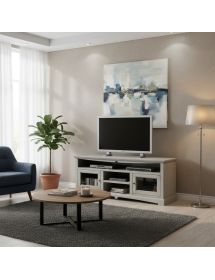 Mobile porta tv goccia legno shabby grigio patinato 170x46x69