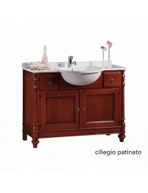 Mobile bagno arte povera con lavabo vari colori 108 cm