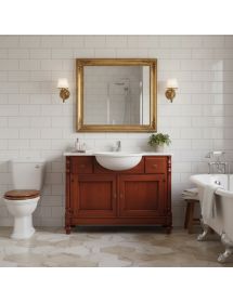 Mobile bagno arte povera con lavabo vari colori 108 cm