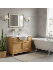 Mobile bagno arte povera con lavabo vari colori 108 cm
