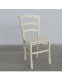 Set 2 sedie shabby legno laccato avorio seduta legno 43x46x89