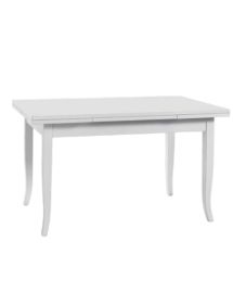 Tavolo rettangolare allungabile legno bianco 120X80 (1004)