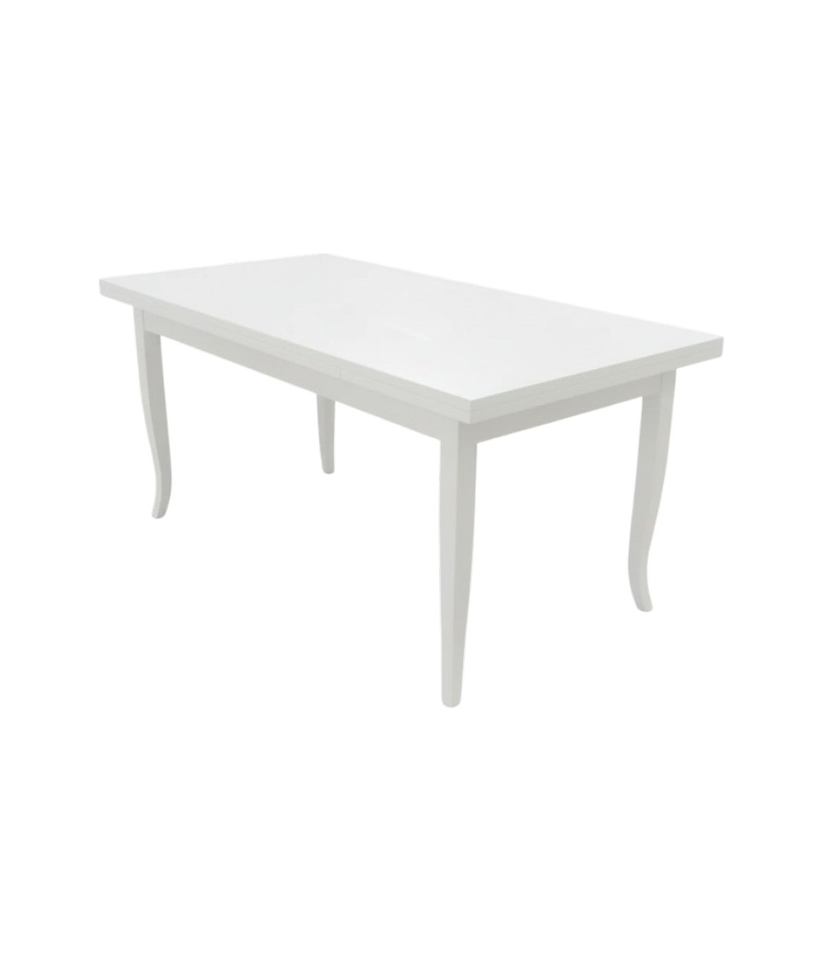 Tavolo rettangolare allungabile legno bianco100X70 (1023)