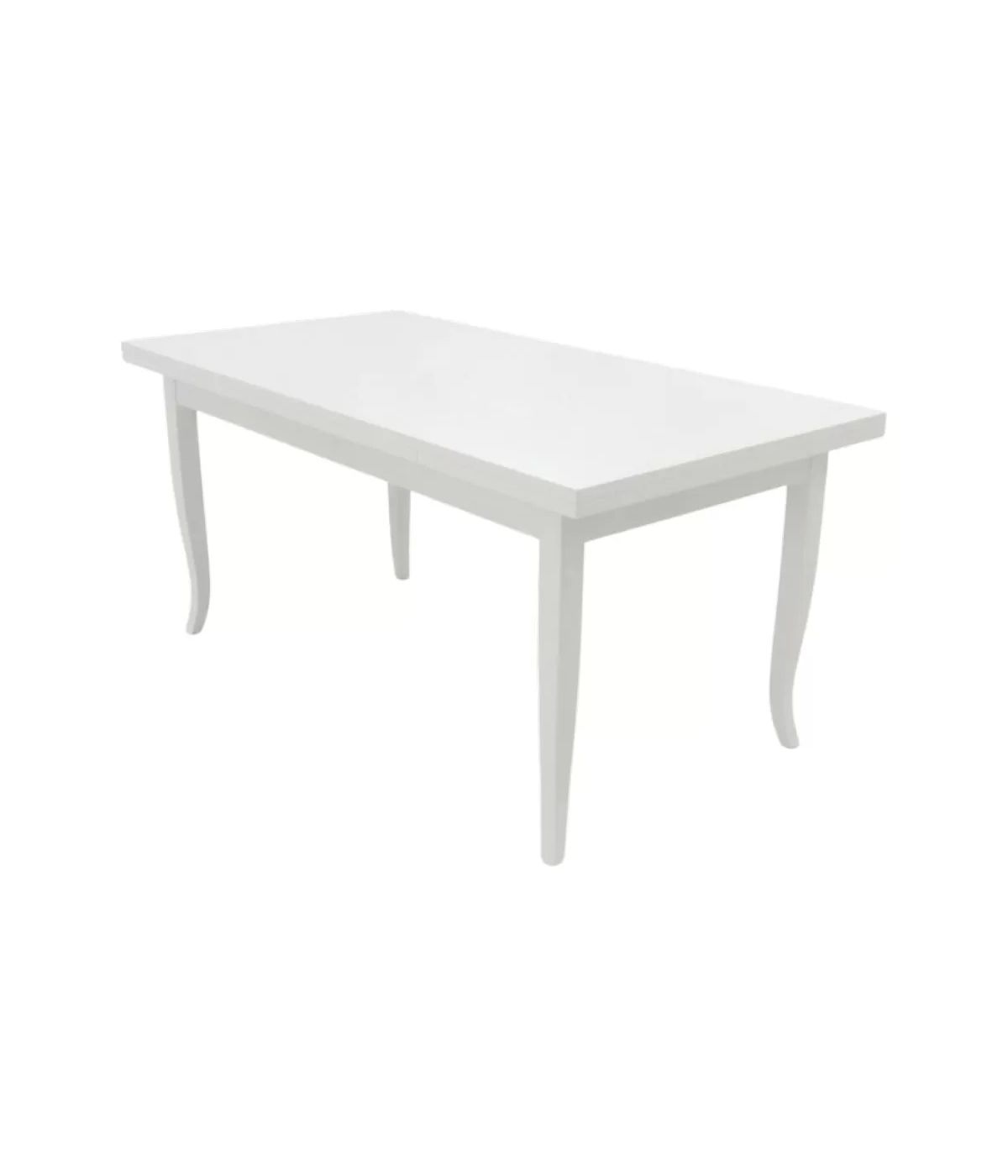 Tavolo rettangolare allungabile legno bianco 140 X 80 (1005)