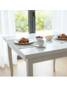 Tavolo rettangolare allungabile legno bianco 140 X 80 (1005)