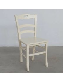 Set tavolo rettangolare avorio 100x70 120x80 140x80 160x85 allungabile con 4/6 sedie seduta legno