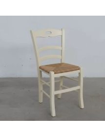 Set tavolo quadrato bicolore 80x80 90x90 100x100 allungabile con 4/6 sedie seduta paglia