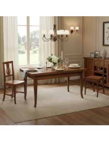 Set tavolo rettangolare 120x80 130x85 140x80 160x85 allungabile con...