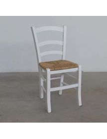 Set tavolo quadrato bicolore 80x80 90x90 100x100 allungabile con 4/6 sedie seduta paglia