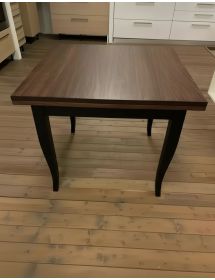 Tavolo quadrato allungabile shabby legno bicolore 80x80 90x90 100x100