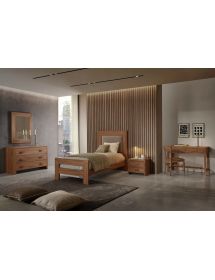 CASSETTIERA CORTINA 3 CASSETTI LEGNO MASSELLO DI ABETE 120x50x80 (3317)
