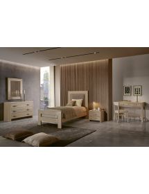 CASSETTIERA CORTINA 3 CASSETTI LEGNO MASSELLO ABETE 120x50x80 (3317)