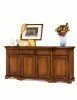 MOBILI 2G - MADIA CREDENZA ARTE POVERA 4 PORTE IN LEGNO L.200 P. 45 H.93