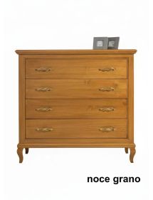 COMO' 4 CASSETTI CLASSICO LEGNO VARI COLORI 121X53X113
