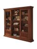 LIBRERIA STUDIO CLASSICO IN LEGNO TINTA NOCE 280x47x240
