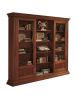 LIBRERIA STUDIO CLASSICO IN LEGNO TINTA NOCE 280x47x240