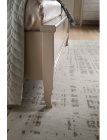 MOBILI 2G - LETTO SAGOMATO MATRIMONIALE TORTORA IN LEGNO