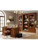 LIBRERIA STUDIO CLASSICO IN LEGNO TINTA NOCE 280x47x240
