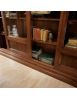 LIBRERIA STUDIO CLASSICO IN LEGNO TINTA NOCE 280x47x240
