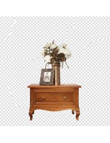 Comodino classico 1 cassetto Legno intarsiato bassano 62x43x41