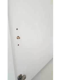 Porta tv contemporaneo cannettato 3 ante legno bianco oro cromo 157...