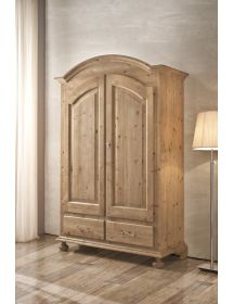 Camera da letto completa cortina legno di abete massello naturale