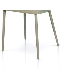 SET 4 SEDIE COLORE TORTORA IN POLIPROPILENE 54X46 H.84