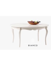 Tavolo ovale allungabile classico legno vari colori 160X110x78
