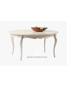 Tavolo ovale allungabile classico legno vari colori 160X110x78
