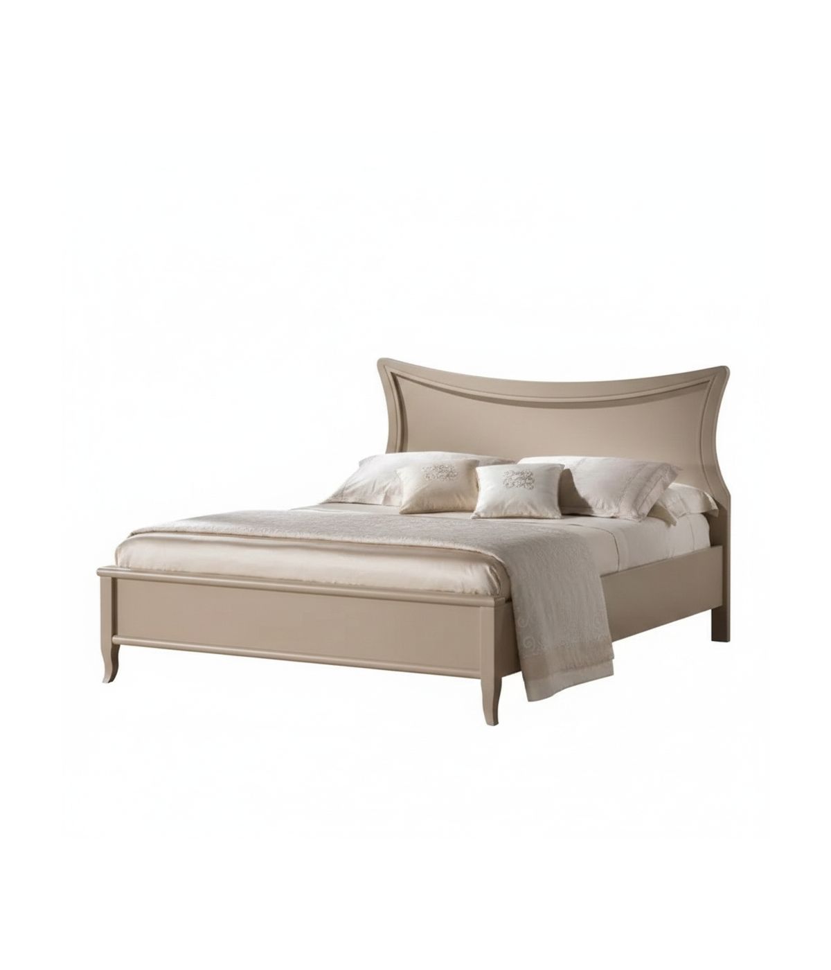 LETTO SAGOMATO MATRIMONIALE TORTORA IN LEGNO