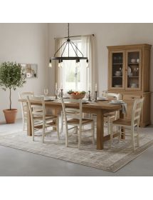 Set 2 sedie legno shabby bianco anticato seduta paglia 43x46x89