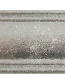 SCRIVANIA SHABBY 6 CASSETTI LEGNO BIANCO/ORO/ARGENTO L.140 P.85 H.82